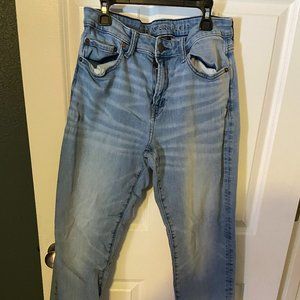 American Eagle Outfitters Mens Airflex+ Jeans 30x34 Stonewashed